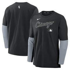Chicago White Sox Authentic Collection Player Dri-FIT Lightweight Pullover  Black/Gray