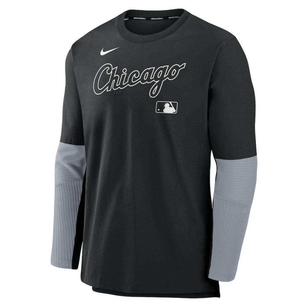 Chicago White Sox Authentic Collection Player Dri-FIT Lightweight Pullover  Black/Gray