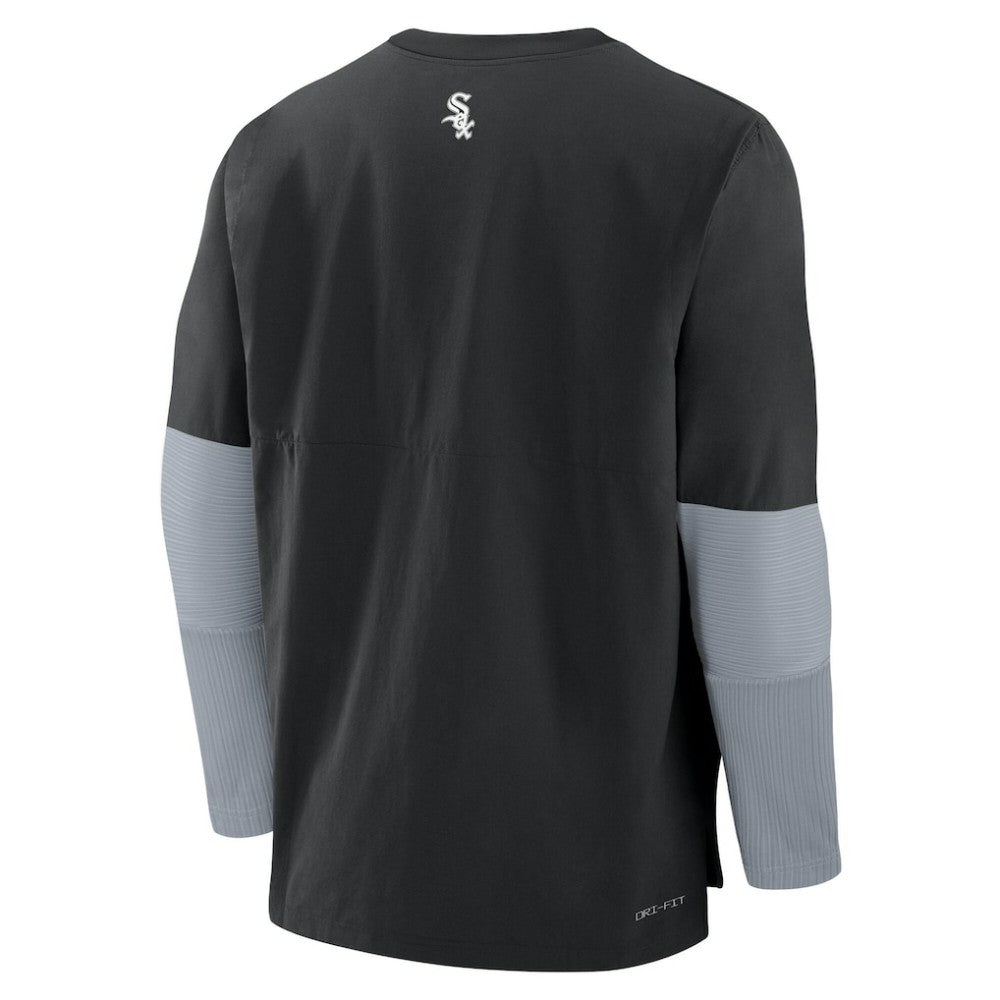 Chicago White Sox Authentic Collection Player Dri-FIT Lightweight Pullover  Black/Gray