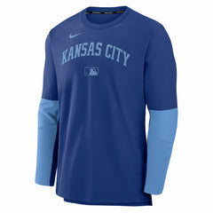 Kansas City Royals Authentic Collection Player Dri-FIT Lightweight Pullover  Royal/Light Blue