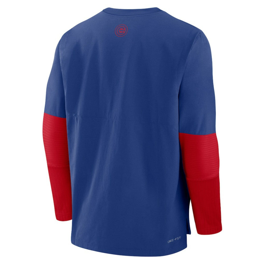 Chicago Cubs Authentic Collection Player Dri-FIT Lightweight Pullover  Royal/Red