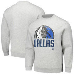 Dallas Mavericks Stadium Essentials Unisex Hometown Pullover Sweatshirt sale - Heather Gray on sale