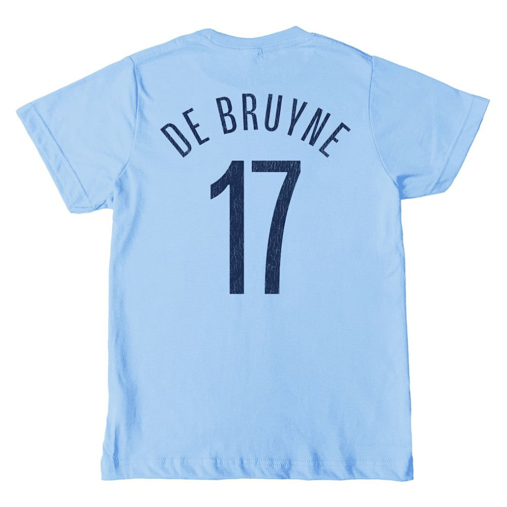 Kevin De Bruyne Manchester City 1863FC Youth Player T-Shirt - Sky Blue for sale