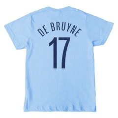 Kevin De Bruyne Manchester City 1863FC Youth Player T-Shirt - Sky Blue for sale