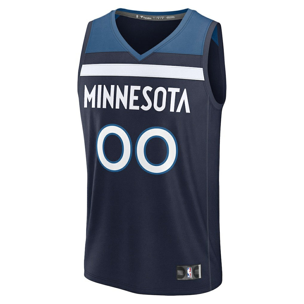 Minnesota Timberwolves Fastbreak Custom Jersey - Icon Edition - Navy for sale