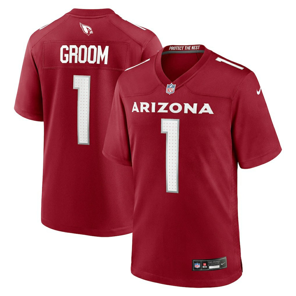 Number 1 Groom Arizona Cardinals Game Jersey - Cardinal outlet