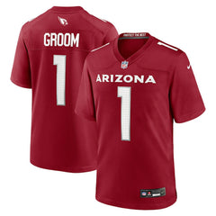 Number 1 Groom Arizona Cardinals Game Jersey - Cardinal outlet