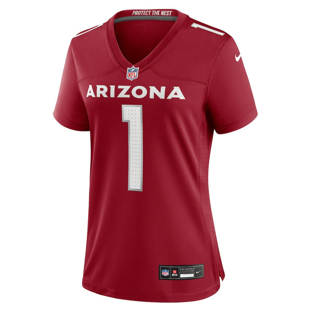Number 1 Bride Arizona Cardinals Women's Game Jersey - Cardinal sale