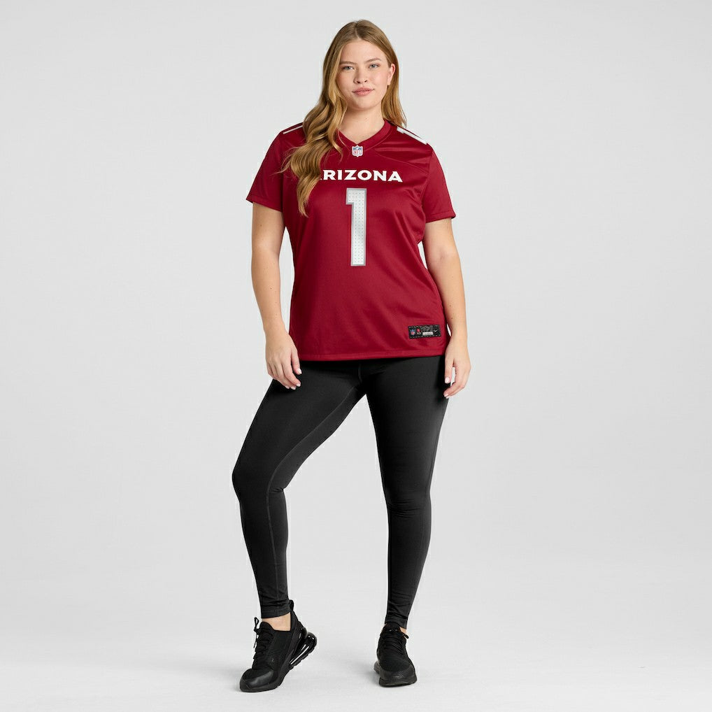 Number 1 Bride Arizona Cardinals Women's Game Jersey - Cardinal sale