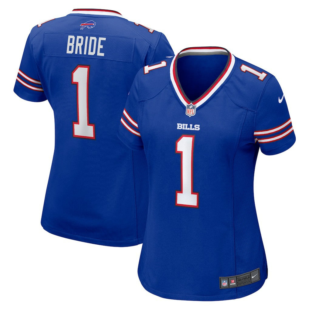 Number 1 Bride Buffalo Bills Women's Game Jersey - Royal on sale