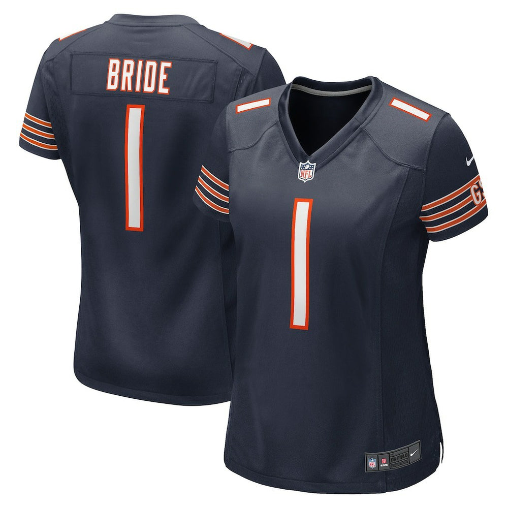 Number 1 Bride Chicago Bears Women's Game Jersey - Navy online