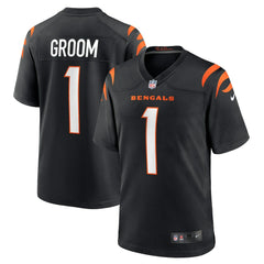 Number 1 Groom Cincinnati Bengals Game Jersey - Black outlet