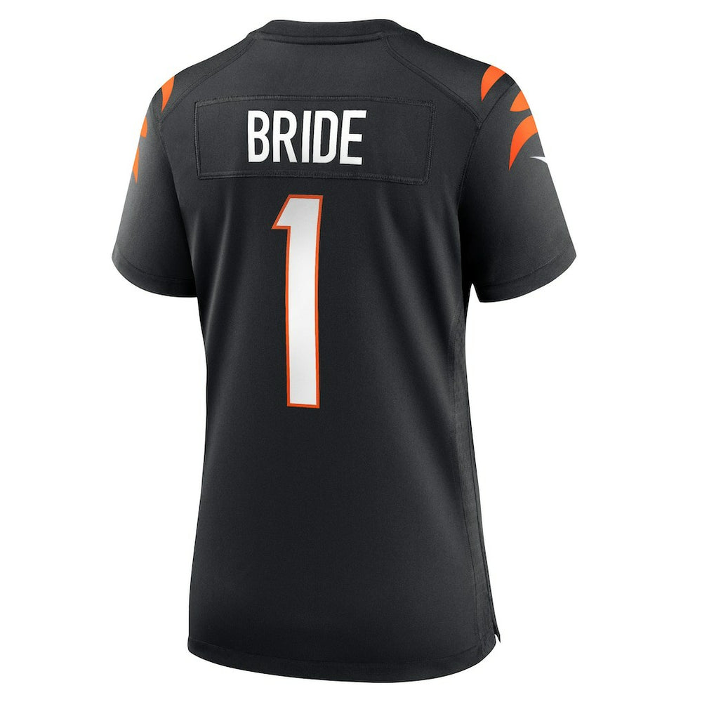 Number 1 Bride Cincinnati Bengals Women's Game Jersey - Black sale