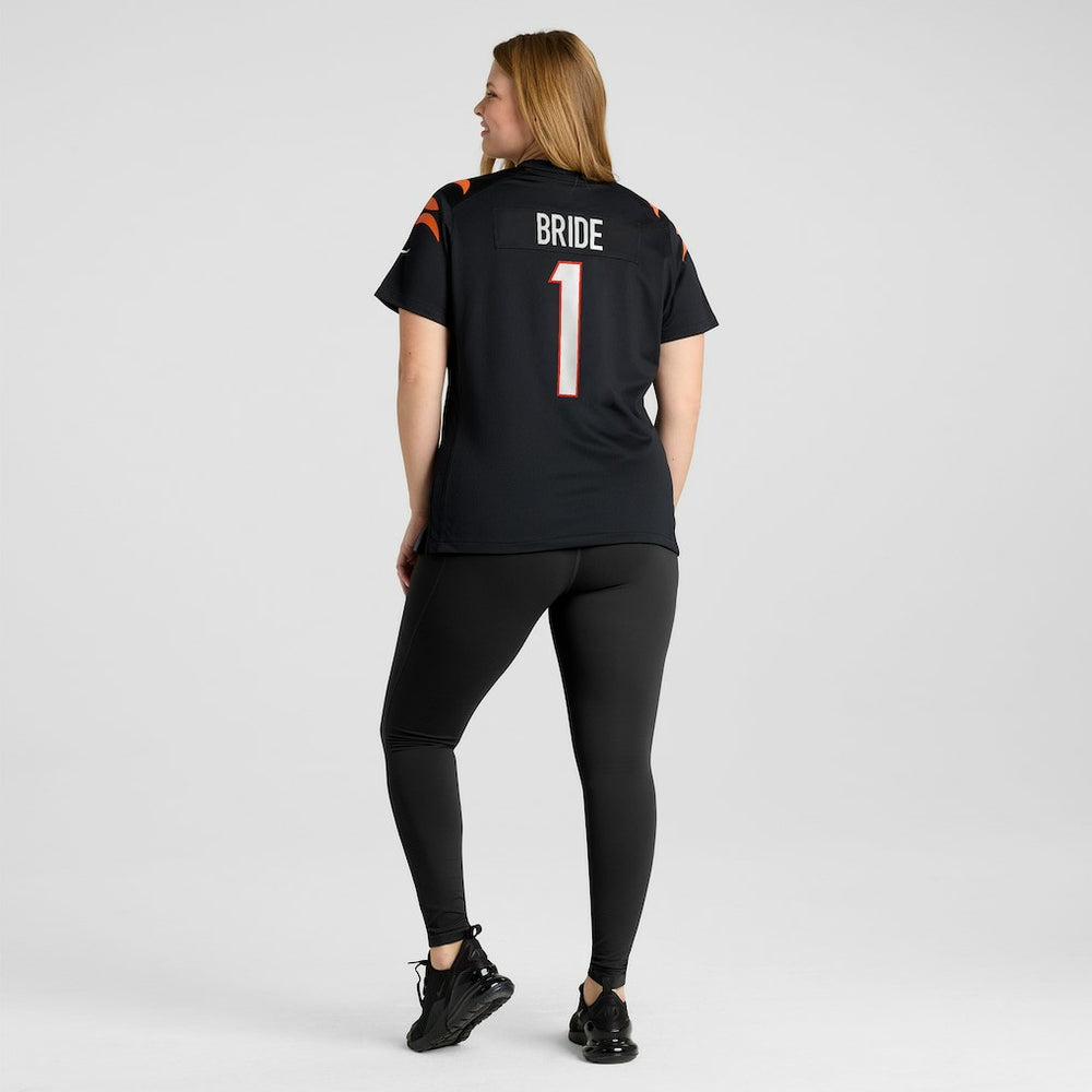 Number 1 Bride Cincinnati Bengals Women's Game Jersey - Black sale