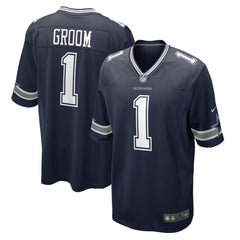 Number 1 Groom Dallas Cowboys Game Jersey - Navy sale