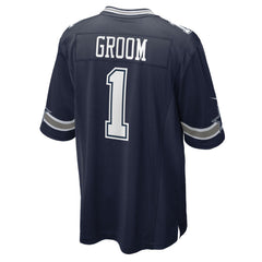 Number 1 Groom Dallas Cowboys Game Jersey - Navy sale