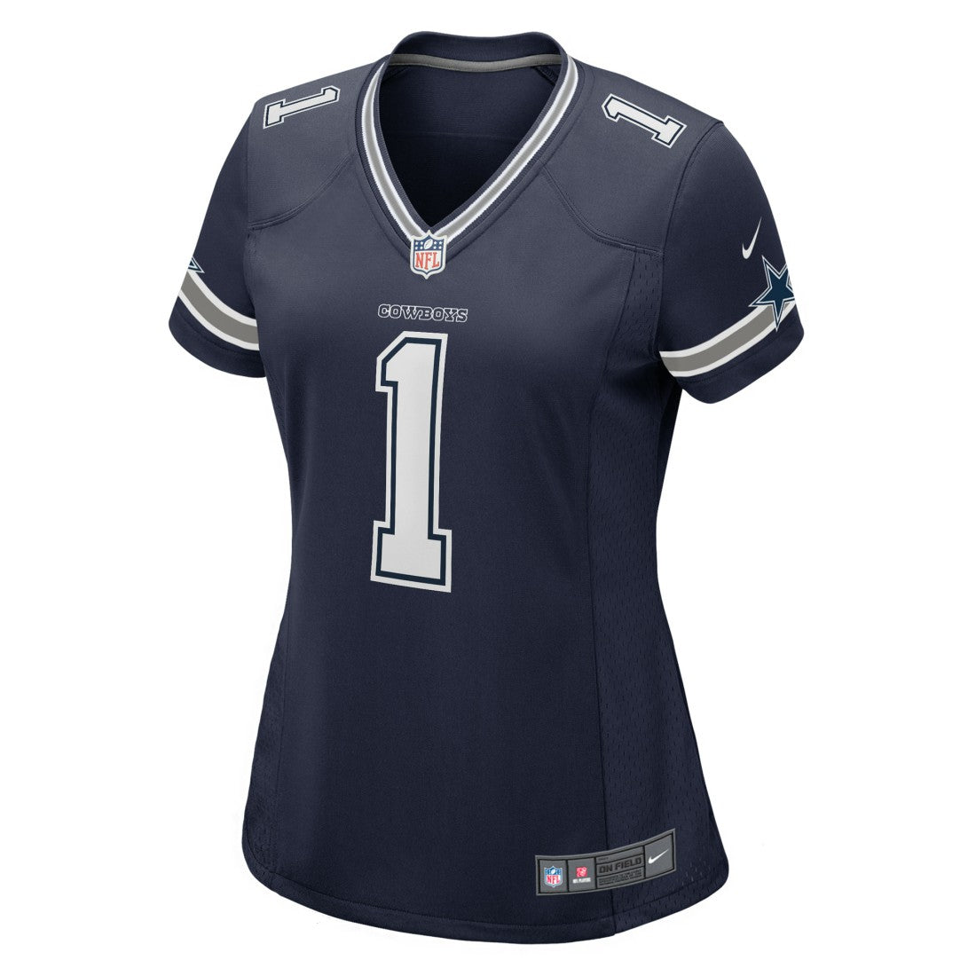 Number 1 Bride Dallas Cowboys Women's Game Jersey - Navy discount