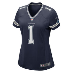 Number 1 Bride Dallas Cowboys Women's Game Jersey - Navy discount
