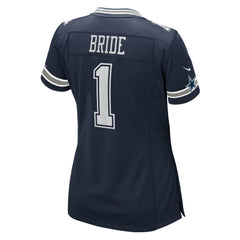 Number 1 Bride Dallas Cowboys Women's Game Jersey - Navy discount