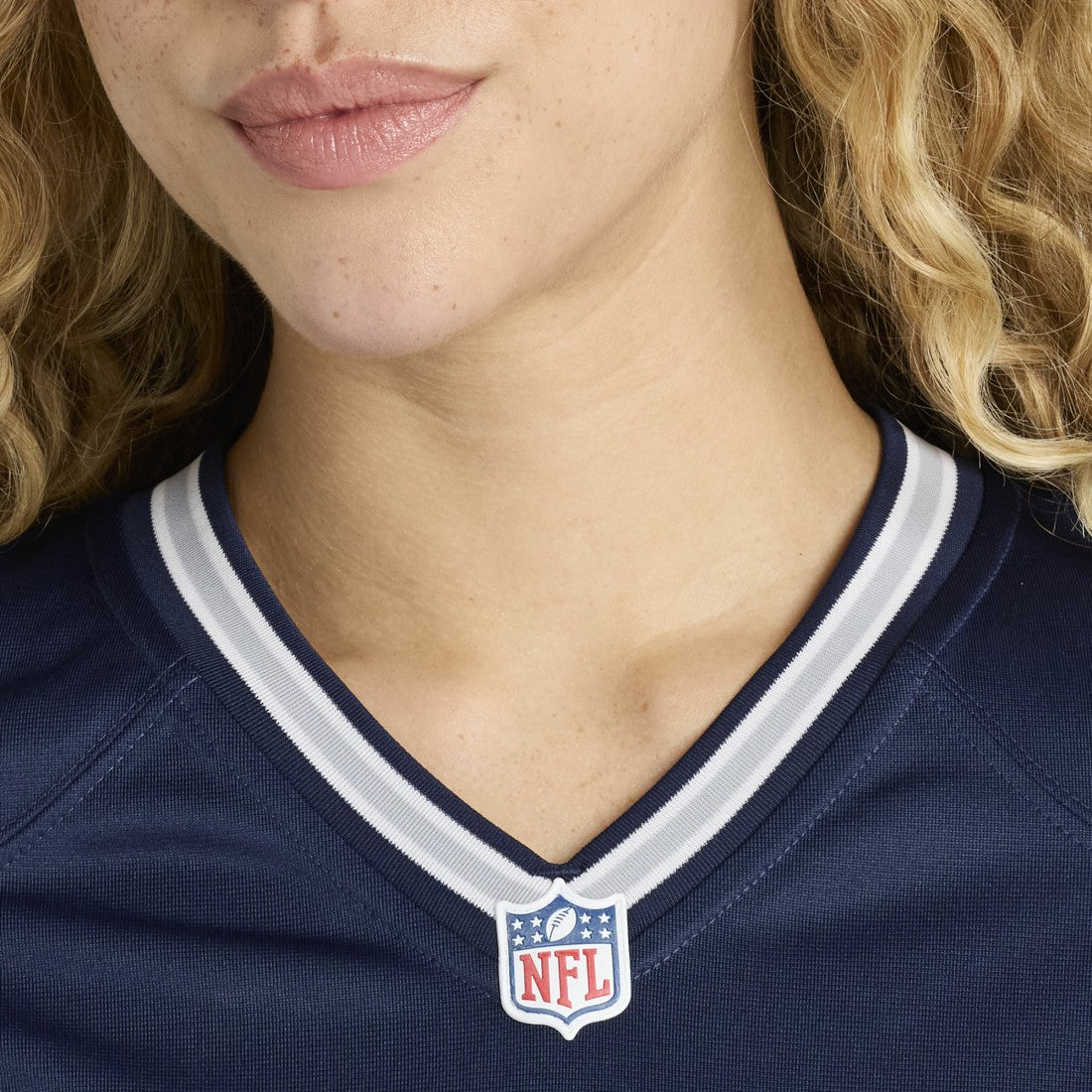 Number 1 Bride Dallas Cowboys Women's Game Jersey - Navy discount
