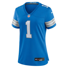 Number 1 Bride Detroit Lions Women's Game Jersey - Blue online