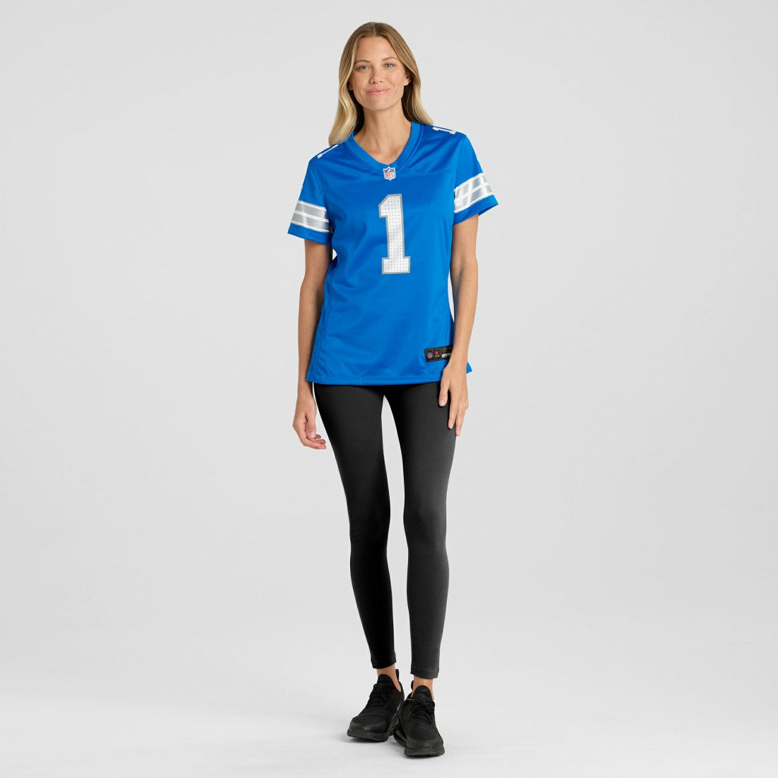 Number 1 Bride Detroit Lions Women's Game Jersey - Blue online