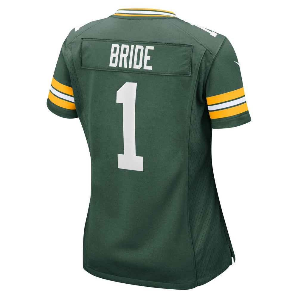 Number 1 Bride Green Bay Packers Women's Game Jersey - Green sale