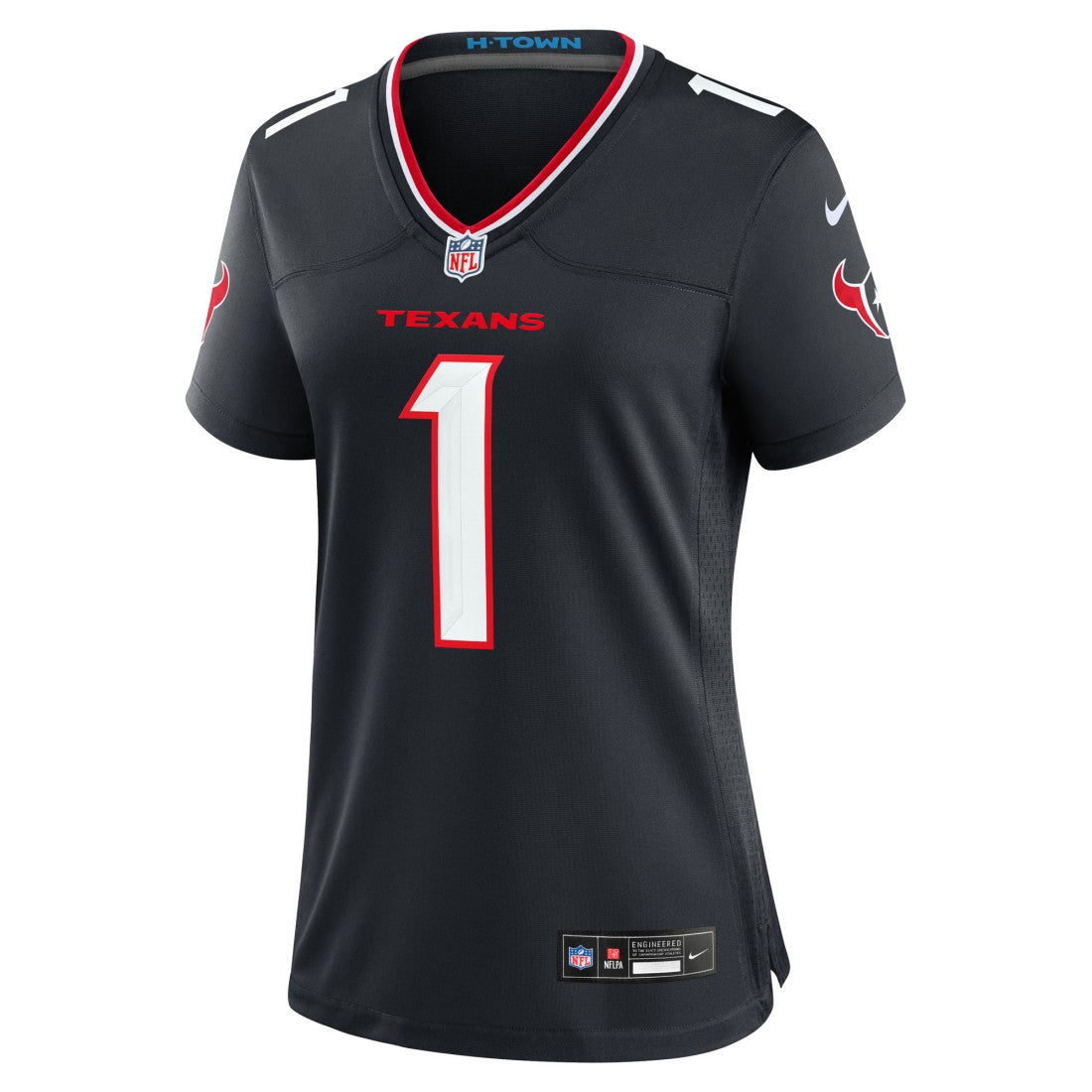 Number 1 Bride Houston Texans Women's Game Jersey - Navy cheap