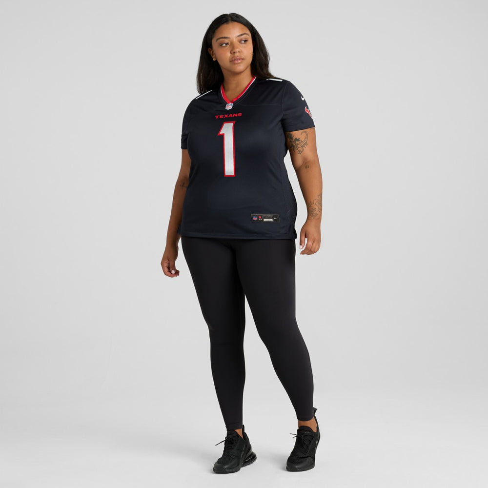 Number 1 Bride Houston Texans Women's Game Jersey - Navy cheap