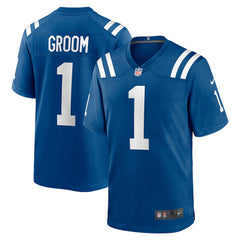 Number 1 Groom Indianapolis Colts Game Jersey - Royal cheap