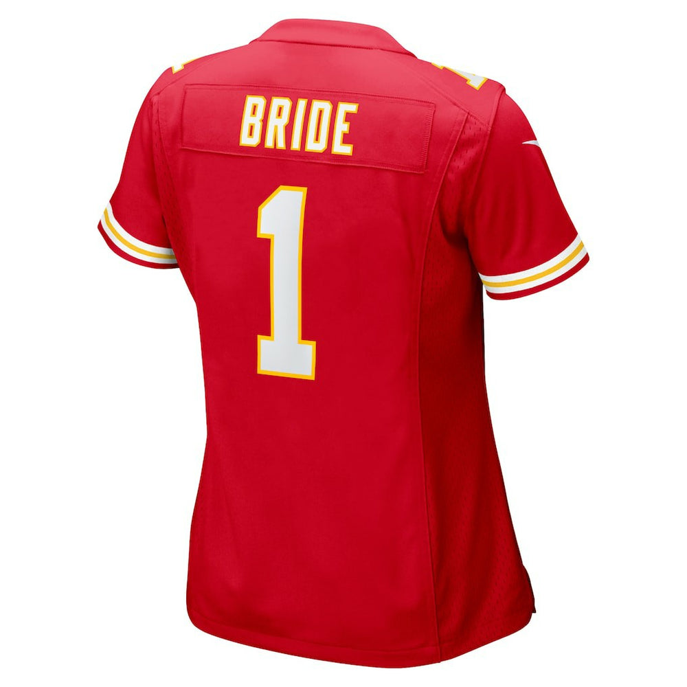 Number 1 Bride Kansas City Chiefs Women's Game Jersey - Red sale
