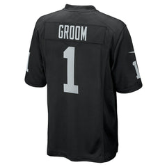 Number 1 Groom Las Vegas Raiders Game Jersey - Black outlet
