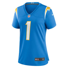 Number 1 Bride Los Angeles Chargers Women's Game Jersey - Powder Blue outlet