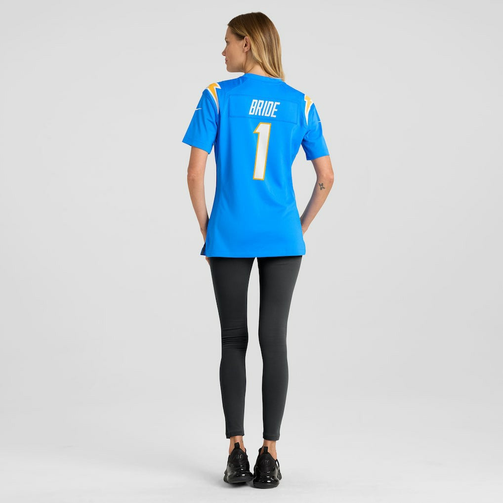 Number 1 Bride Los Angeles Chargers Women's Game Jersey - Powder Blue outlet