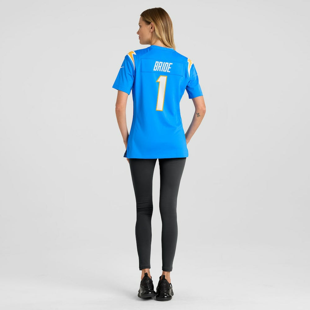 Number 1 Bride Los Angeles Chargers Women's Game Jersey - Powder Blue outlet