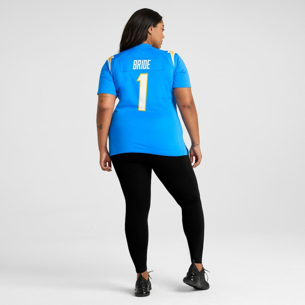 Number 1 Bride Los Angeles Chargers Women's Game Jersey - Powder Blue outlet