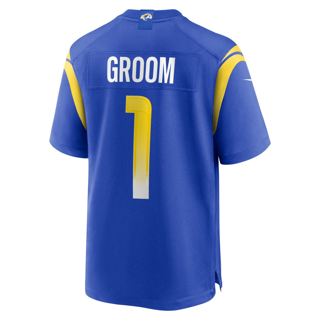 Number 1 Groom Los Angeles Rams Game Jersey - Royal online