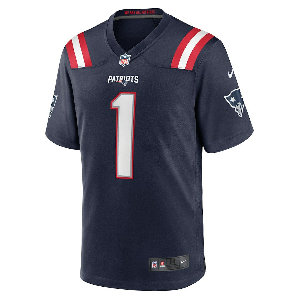 Number 1 Groom New England Patriots Game Jersey - Navy online
