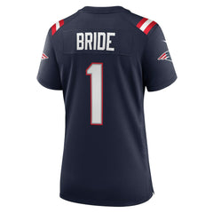 Number 1 Bride New England Patriots Women's Game Jersey - Navy for sale