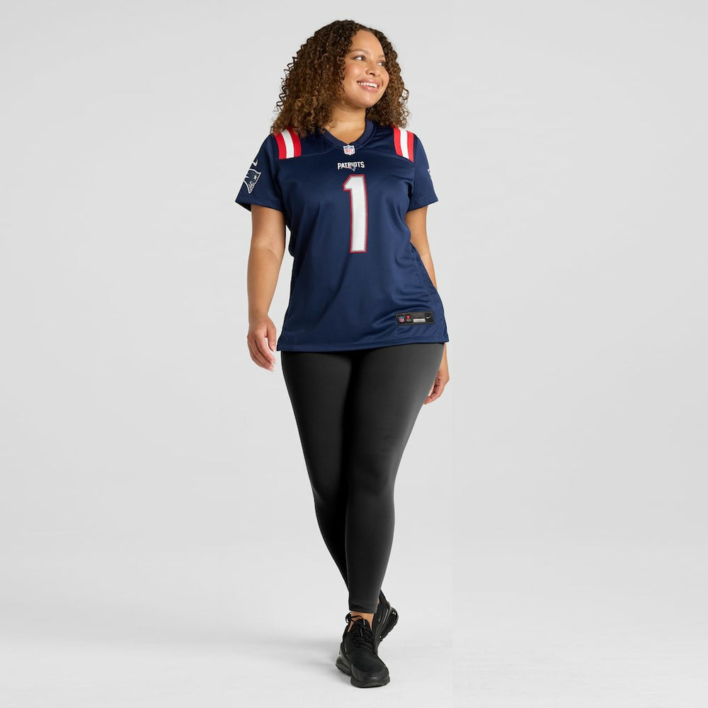 Number 1 Bride New England Patriots Women's Game Jersey - Navy for sale