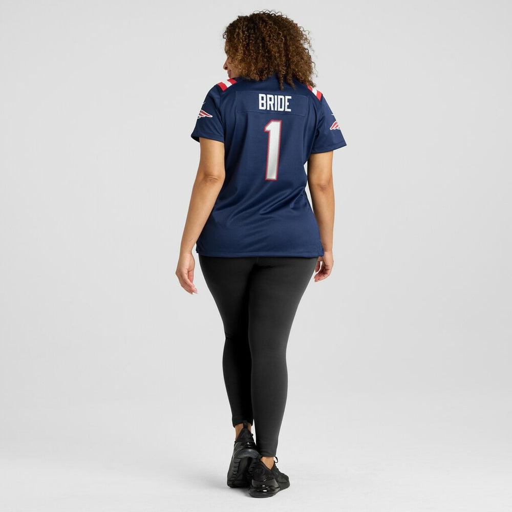 Number 1 Bride New England Patriots Women's Game Jersey - Navy for sale