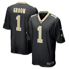 Number 1 Groom New Orleans Saints Game Jersey - Black for sale