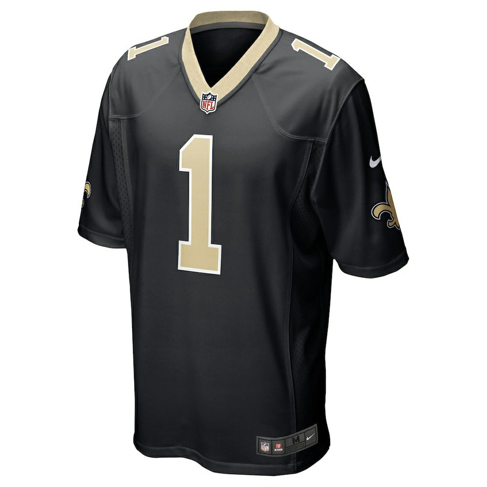 Number 1 Groom New Orleans Saints Game Jersey - Black for sale