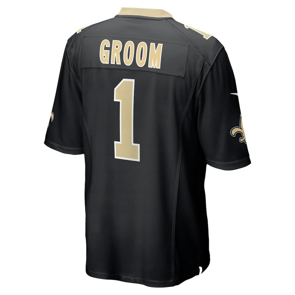 Number 1 Groom New Orleans Saints Game Jersey - Black for sale