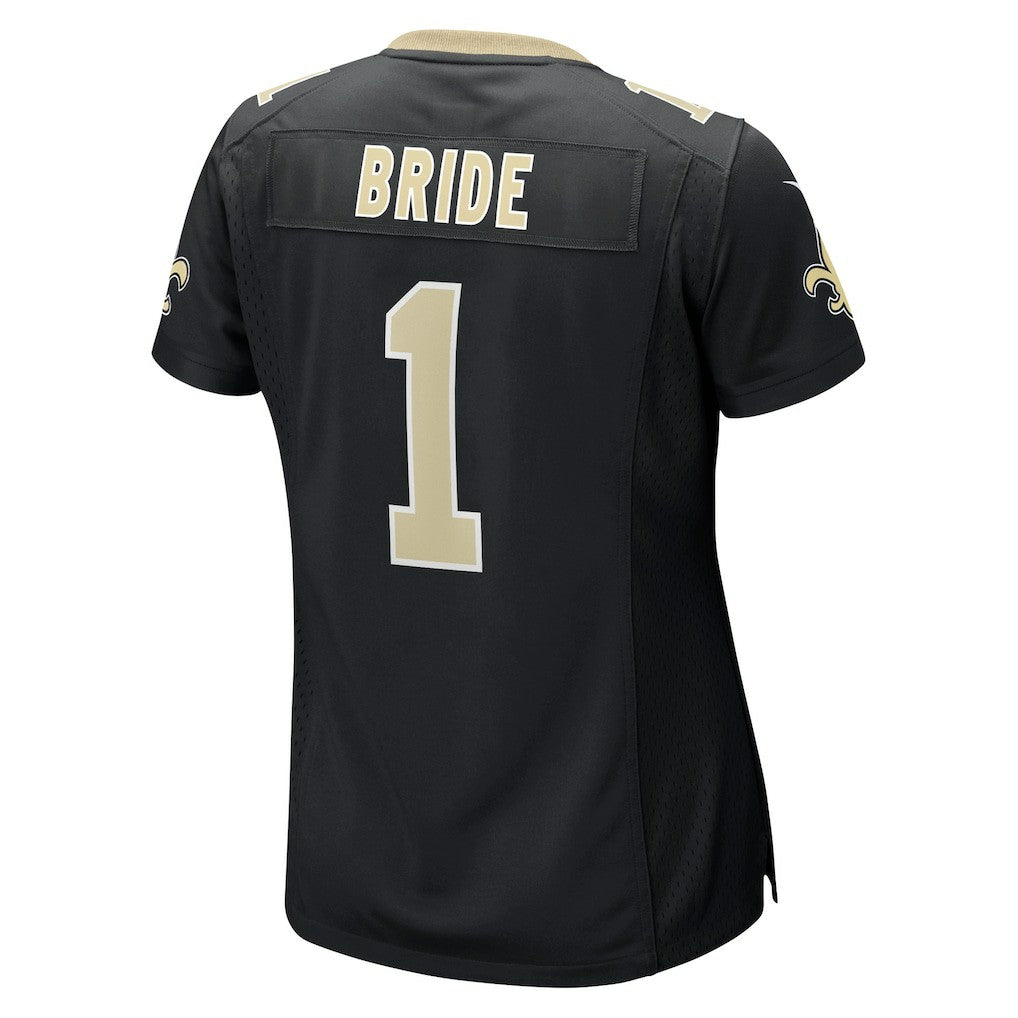 Number 1 Bride New Orleans Saints Women's Game Jersey - Black discount