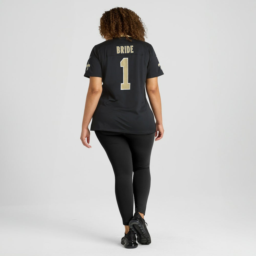 Number 1 Bride New Orleans Saints Women's Game Jersey - Black discount