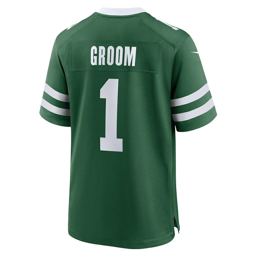 Number 1 Groom New York Jets Game Jersey - Legacy Green discount
