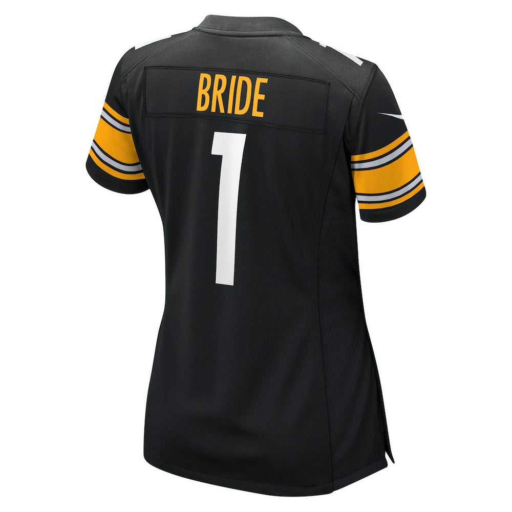 Number 1 Bride Pittsburgh Steelers Women's Game Jersey - Black discount