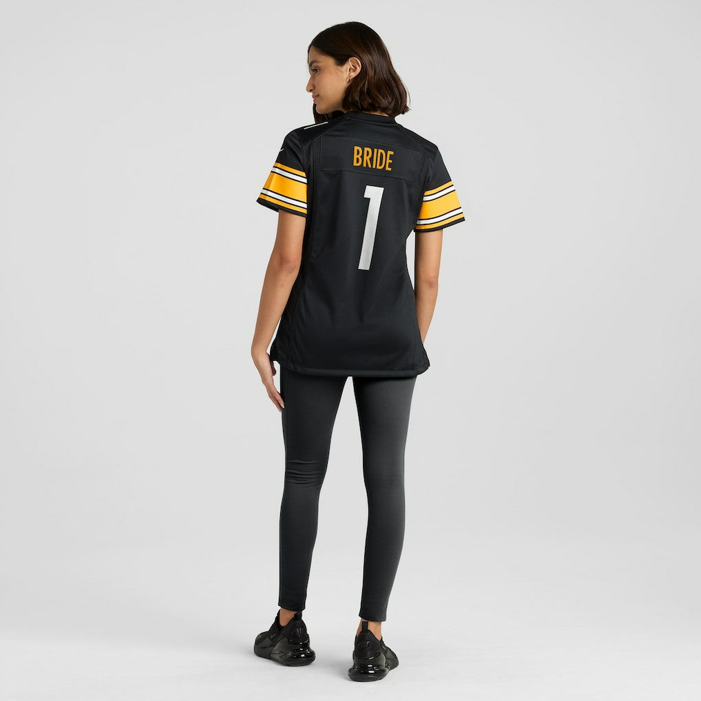 Number 1 Bride Pittsburgh Steelers Women's Game Jersey - Black discount