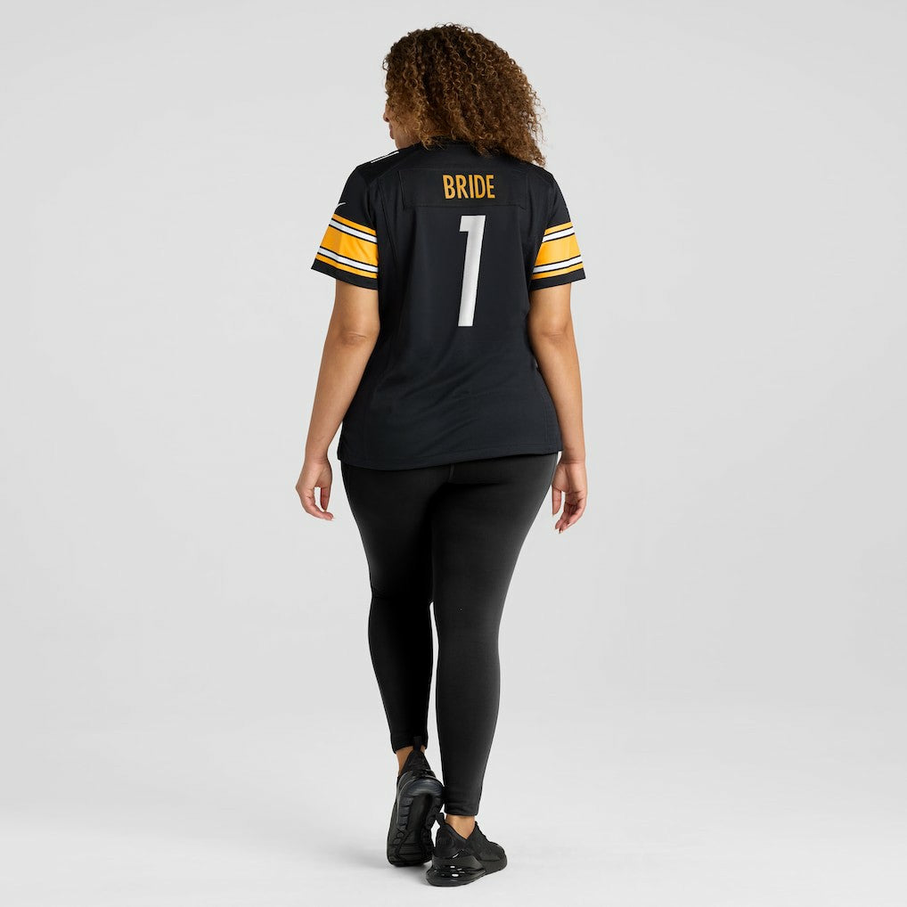 Number 1 Bride Pittsburgh Steelers Women's Game Jersey - Black discount